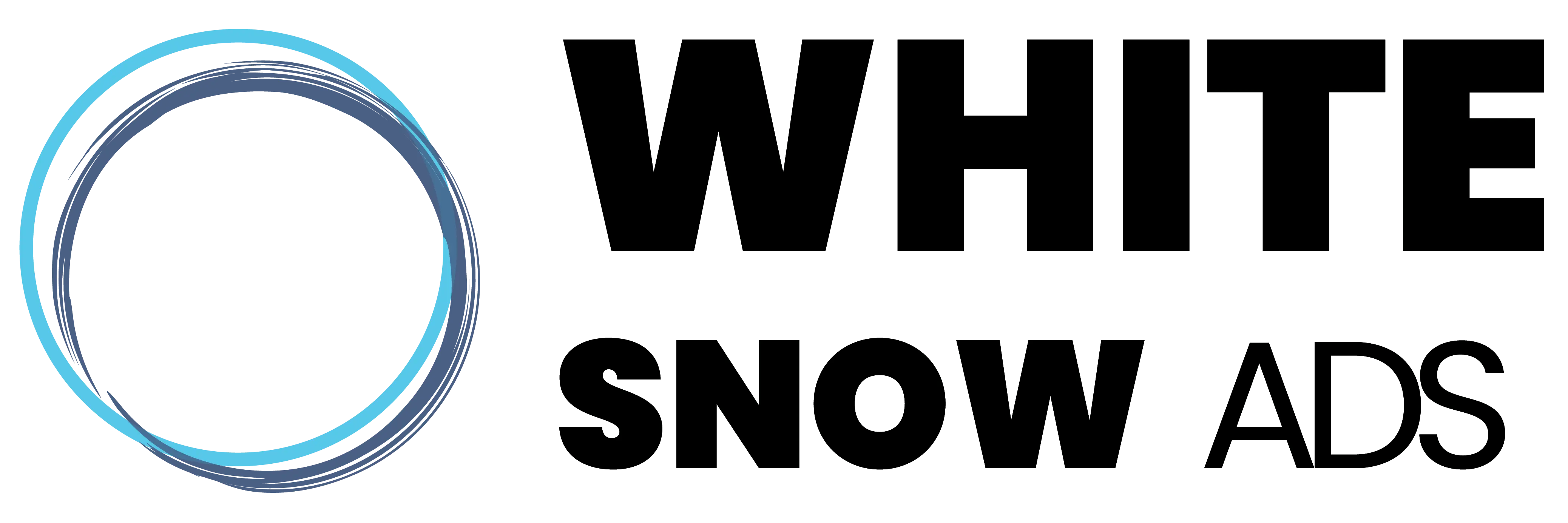 White Snow Ads Logo